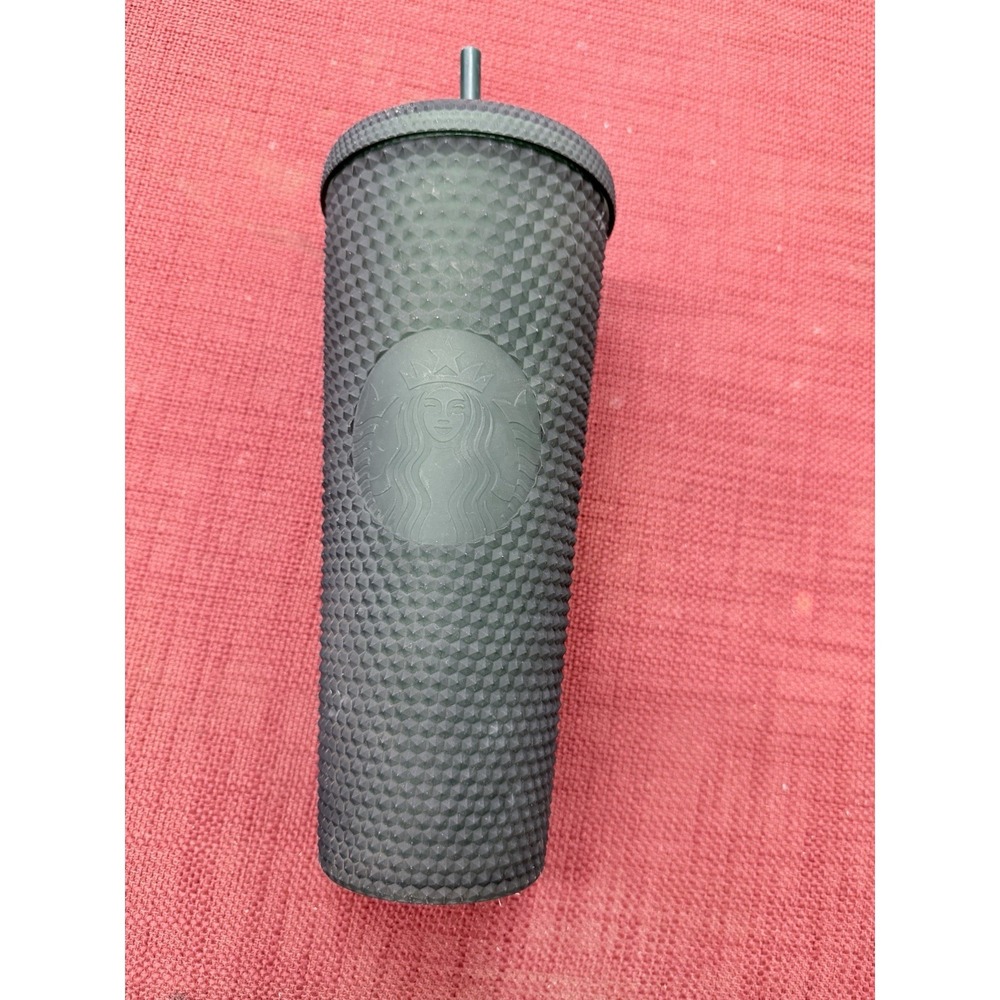 Starbucks Winter Matte Dark Green Studded Venti Tumbler 24oz‎